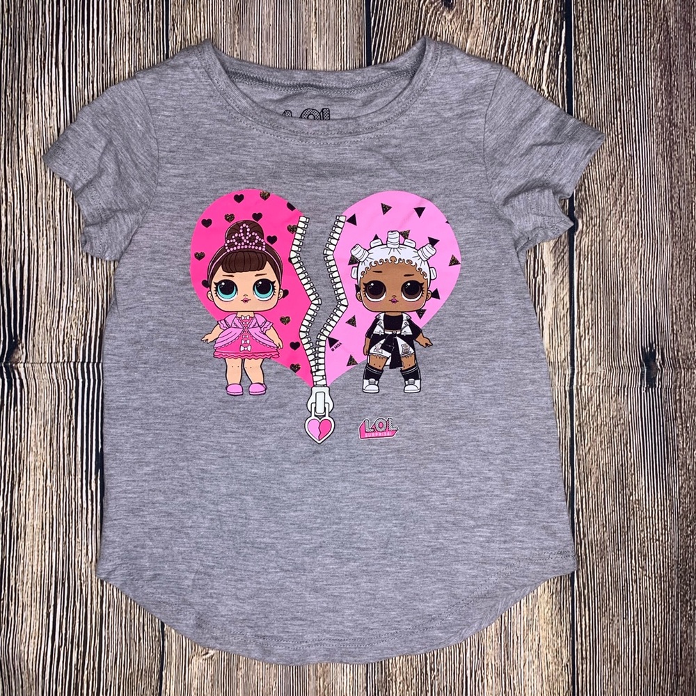 LOL Surprise  Grey T-shirt XS 4/5